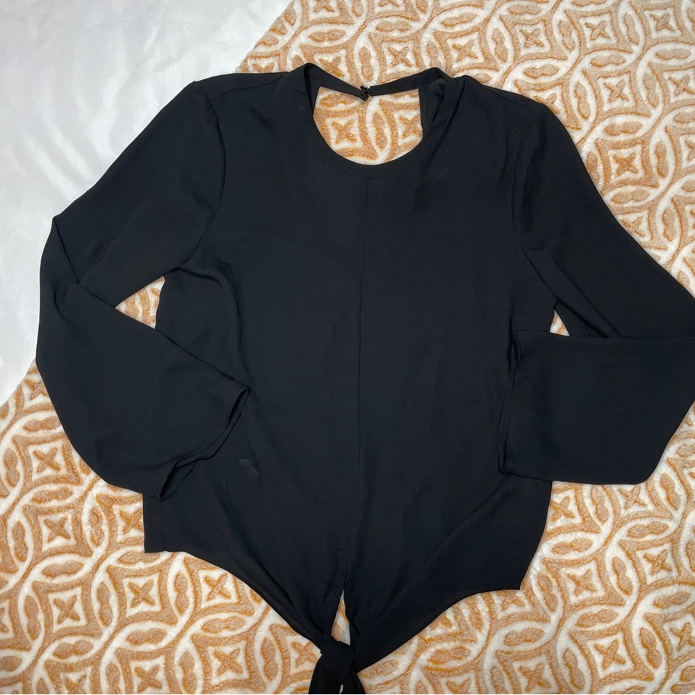 Madewell tie bottom shirt XS